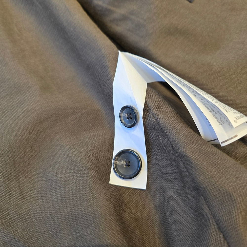 Zara Man Blazer Jacket Mens 42 Charcoal Grey Wool Blend Two Button Sport Coat - Picture 4 of 7